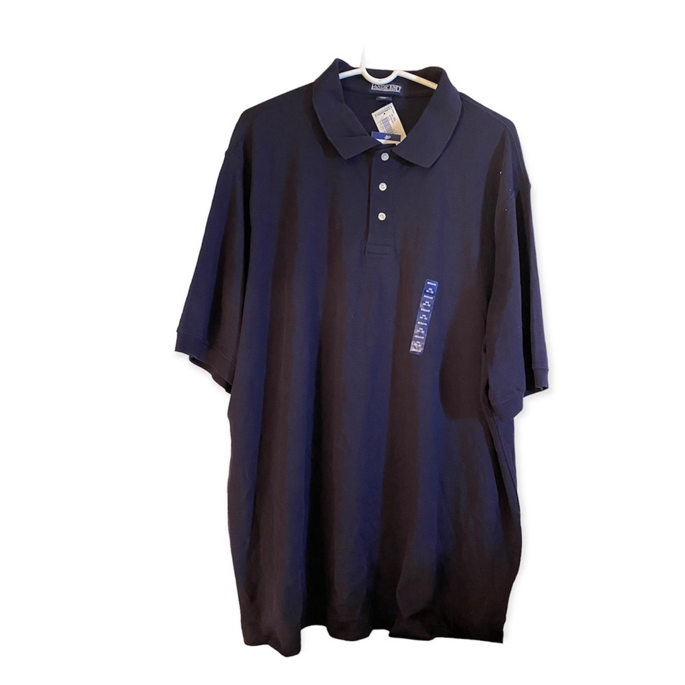 Lands' End Men's Navy Polo Shirt Size XXL New